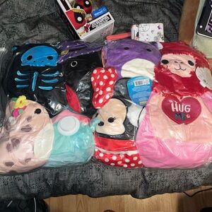 Squishmallows Colorful Plush Toy Bundle